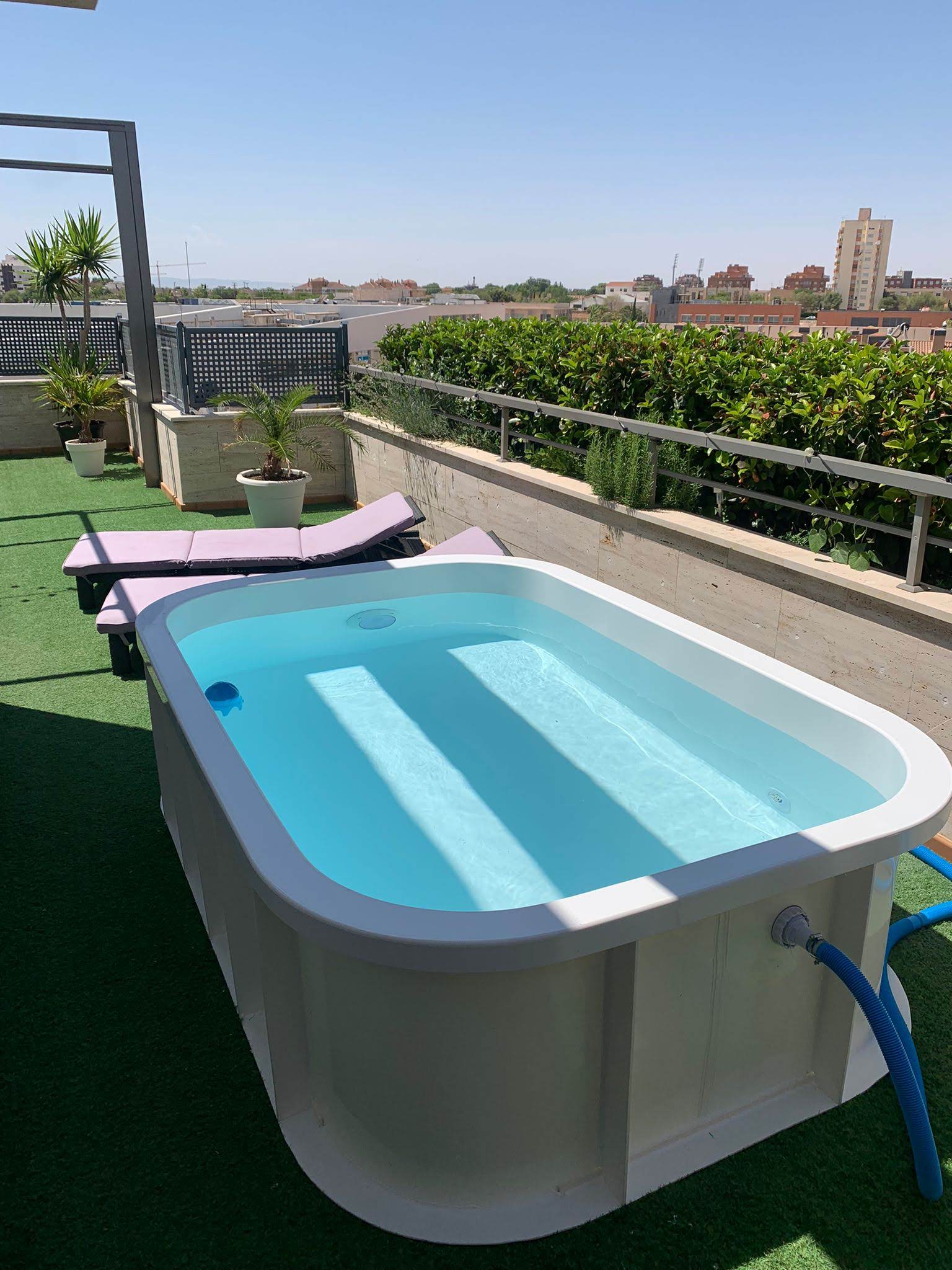 Mini piscina para terraza Spa Space – Piscinas Elevadas
